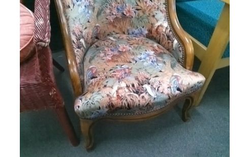 FAUTEUIL TISSU MOTIF FLORAL
