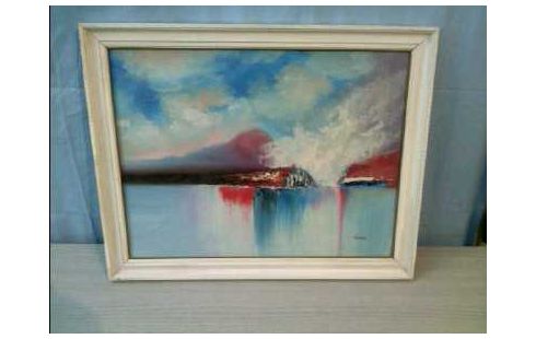 BILD I.R. ABSTRAKT BERGE & SEE <GUZZ>