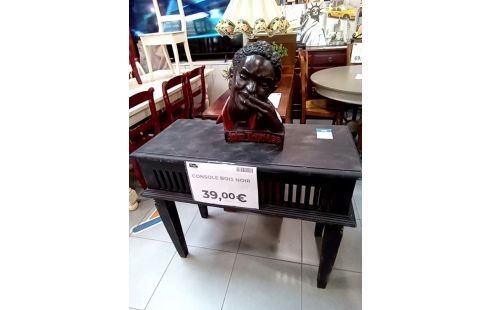 CONSOLE BOIS NOIR .