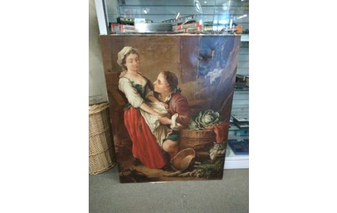 HUILE SUR TOILE D'APRES BOUCHER