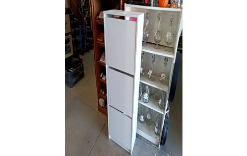 MEUBLE A CHAUSSURES 3 TIROIRS BLC