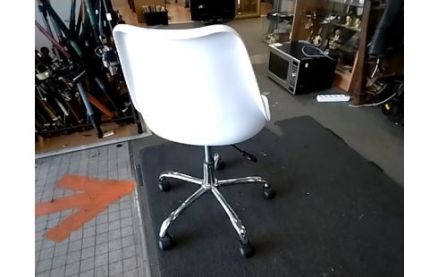 CHAISE DE BUREAU PVC BLANC MAISON DU MONDE