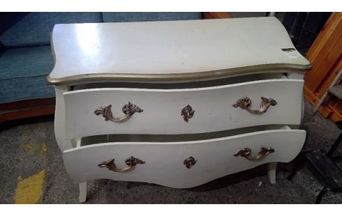 COMMODE ARBALETE BLANCHE EN L'ETAT