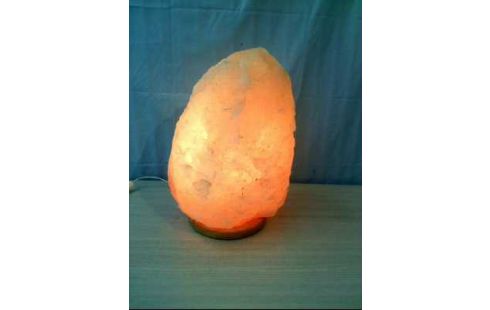 SALZSTEIN LAMPE H=40CM