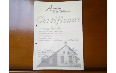 LIER TAFEL CA. 1890 KERSEN MAHONIE