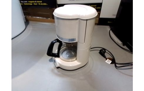 CAFETIÈRE MOULINEX BLANC CASSÉ