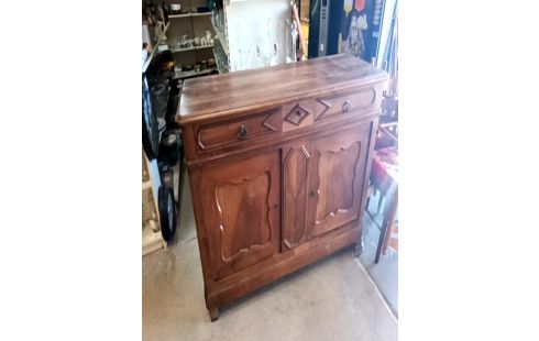 BUFFET BAS 2 PORTES 3 TIROIRS + CLÉ