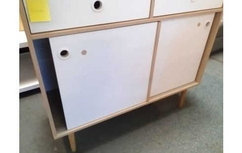 MEUBLE DE RANGEMENT 2T 2P COULISSANTES