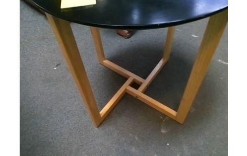 TABLE D'APPOINT RONDE NOIRE