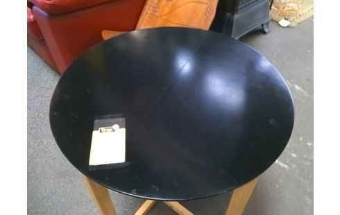 TABLE D'APPOINT RONDE NOIRE
