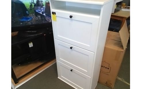 MEUBLE A CHAUSSURES BLANC 3T