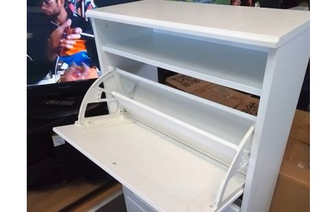 MEUBLE A CHAUSSURES BLANC 3T