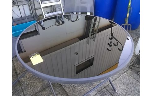 TABLE RONDE PLIANTE NOIRE