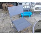 CHAISE PLIANTE GRISE