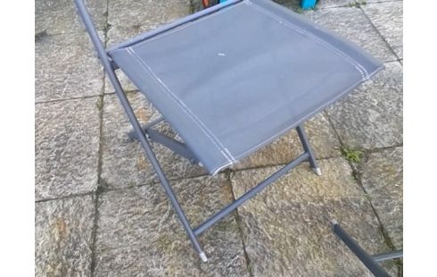 CHAISE PLIANTE GRISE