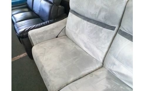 CANAPE ELECTRIQUE 2P TISSU GRIS