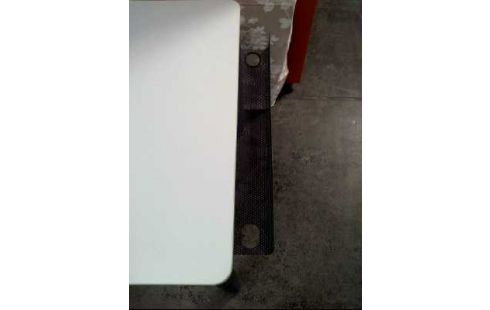 BÜROTISCH KLEIN GRAU/WEIß ABLAGEFACH