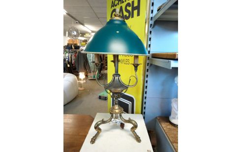 LAMPE BRONZE ABAT JOUR ÉTOILES