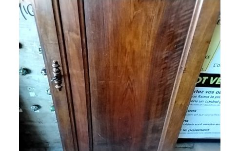 PAIRE DE PORTES NOYER CLEF