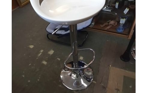 TABOURET DE BAR BLANC