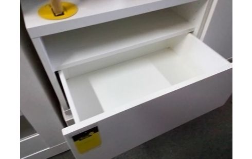 MEUBLE TV BLANC 1P  2T