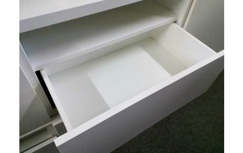 MEUBLE TV BLANC 1P  2T