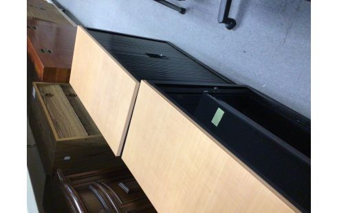 ETAGERE DE BUREAU METAL NOIR BOIS PM