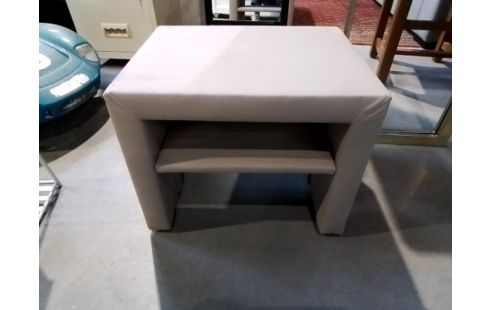 CHEVET IMITATION CUIR TAUPE