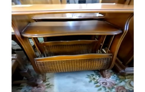 PORTE REVUES RUSTIQUE AVEC CANNAGE