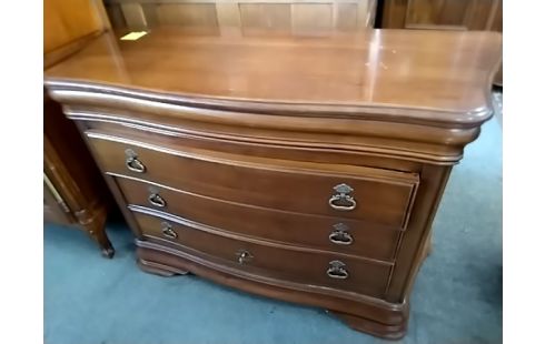 COMMODE MERISIER 4 TIROIRS STYLE L.PHILIPPE QQ RAYURES