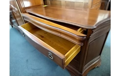 COMMODE MERISIER 4 TIROIRS STYLE L.PHILIPPE QQ RAYURES