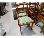 LOT DE 6 CHAISES MERISIER