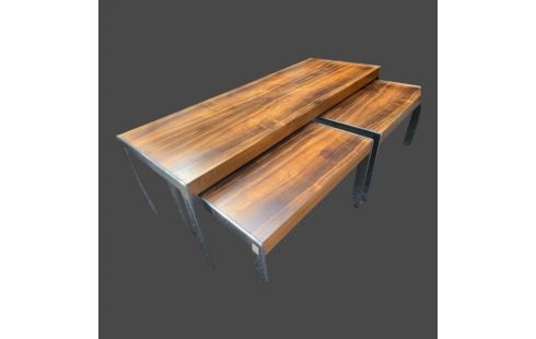 BIJZETTAFELTJES SET VAN 3 midcentury  design  by  Richard Young for Merrow Associates