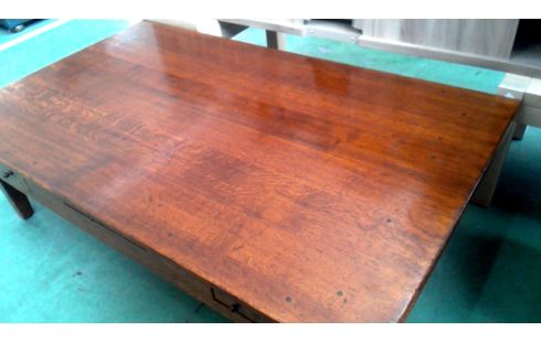 MESA DE SALÓN MACIZO ROBLE 6 CAJONES
