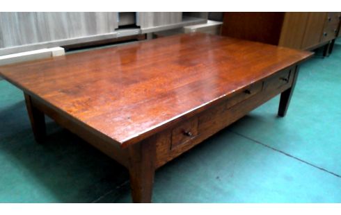 MESA DE SALÓN MACIZO ROBLE 6 CAJONES