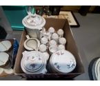 SERVICE A CAFE LIMOGES DECOR FLEURS 15P
