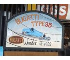 TABLEAU RELIEF BOIS BUGATTI