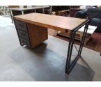 BUREAU 3T BOIS ET METAL