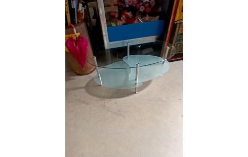 TABLE BASSE VERRE