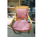 FAUTEUIL STYLE EMPIRE MERISIER