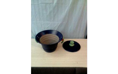 NUDELTOPF "SALLY" ALUMINIUM BLAU