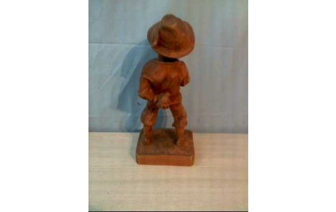 FIGUR GESCHNITZT HOLZ JUNGE VON HOG