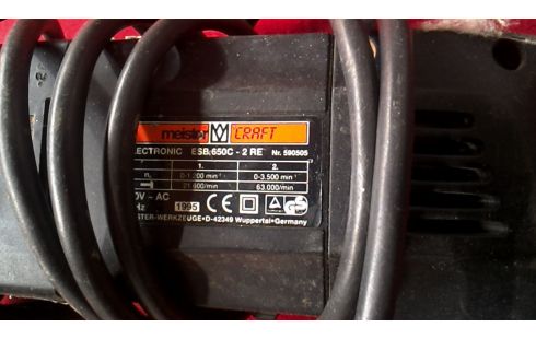 BOORMACHINE MEISTER CRAFT ESB-650C-2RE
