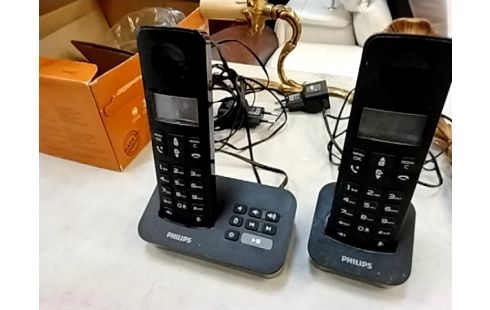 DUO TÉLÉPHONE FIXE PHILIPS +RES