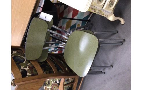 CHAISE FORMICA VERTE