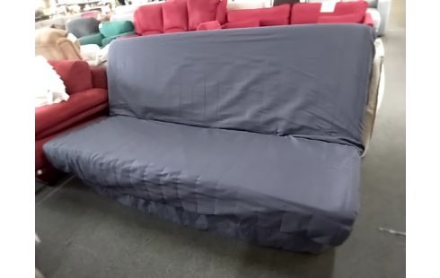 CLIC CLAC HOUSSE GRISE COUCHAGE 140X190