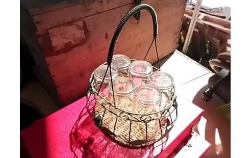PANIER DECO + VERRES