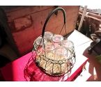 PANIER DECO + VERRES