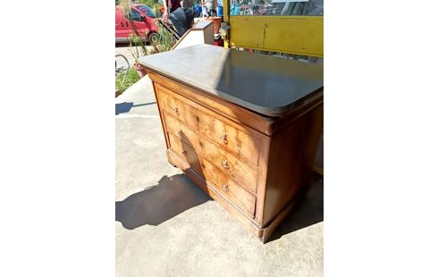 COMMODE 1900 DESSUS MARBRE