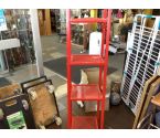ETAGERE 4 NIVEAUX METAL ROUGE
